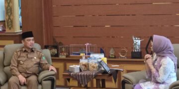 Bahas UMKM hingga Perempuan, Ria Norsan Terima Audiensi Senator Erlinawati