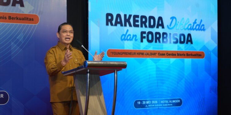 Ekonomi Kalbar Tumbuh 6,14 Persen, Ria Norsan Dorong HIPMI Jadi Motor Penggerak Daerah