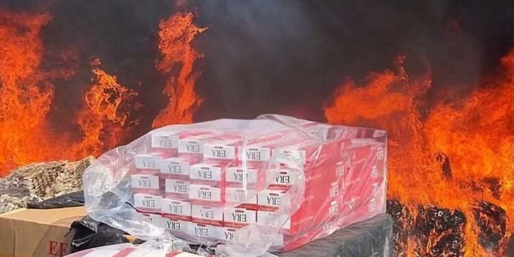 Bea Cukai Kalbar Musnahkan Barang Selundupan Senilai Rp1,2 Miliar di Entikong
