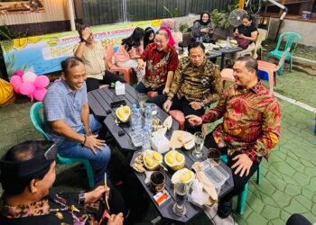 Norsan dan Gubernur Kaltara Nikmati Durian BK, Bahas Kolaborasi Pembangunan Kalimantan