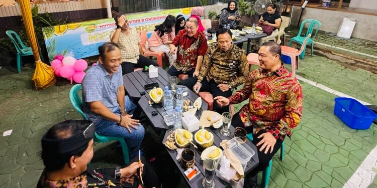 Norsan dan Gubernur Kaltara Nikmati Durian BK, Bahas Kolaborasi Pembangunan Kalimantan