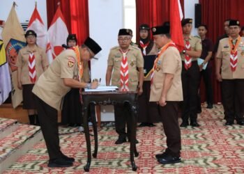 Dilantik Jadi Ketua Mabida, Norsan Ingin Pramuka Kalbar Jadi Kawah Candradimuka Generasi Berkarakter