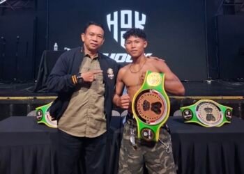 TKO Ronde Pertama, Petinju Yatim Piatu Asal Ketapang Raih Sabuk Juara BySon di Jakarta