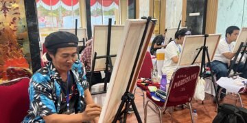Ruang Ekspresi bagi Difabel, Lomba Lukis HUT Bhayangkara di Pontianak Buka Jalan Karya ke Tingkat Nasional