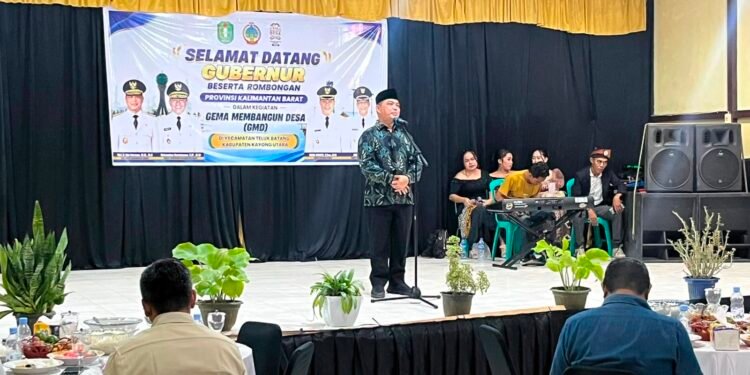 Bertemu Warga Teluk Batang, Gubernur Norsan Tegaskan Pembangunan Kalbar Dimulai dari Desa