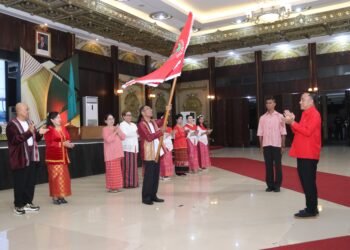 Kukuhkan DPP Basudara Maluku Kalbar, Wagub Krisantus: Tak Ada Lagi Istilah Pendatang, Semua Putra-Putri Kalbar