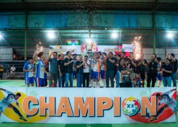 Poskopi X Teduh Kembali Juara, Taklukkan Jaya Lestari di Final Jurnalis Ketapang Cup XII