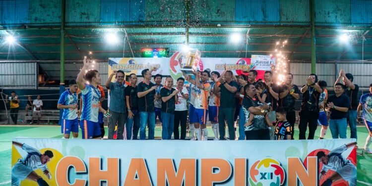 Poskopi X Teduh Kembali Juara, Taklukkan Jaya Lestari di Final Jurnalis Ketapang Cup XII