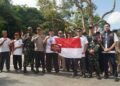 Kapolsek Paloh Apresiasi Kegiatan Ekspedisi Merah Putih Pengibaran 1.000 Bendera di Perbatasan