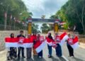 Rumah Jurnalis dan Pertamina Hadirkan 1.000 Merah Putih di Perbatasan Temajuk
