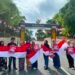 Rumah Jurnalis dan Pertamina Hadirkan 1.000 Merah Putih di Perbatasan Temajuk