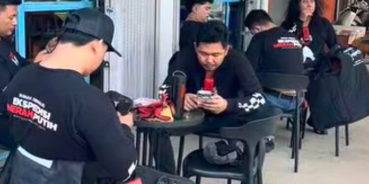 CW Coffee Jadi Titik Singgah Ekspedisi Merah Putih Menuju Temajuk
