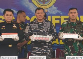 23,6 Juta Batang Rokok Diamankan di Pontianak, Pemilik Muatan Masih Misterius