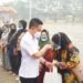Kulminasi Pontianak di Tengah Kabut Asap, 1.000 Paket Sembako dan Air Bersih Dibagikan