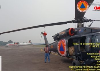 Api Karhutla di TNGP Dikejar dari Udara, Norsan Perintahkan Helikopter Dikerahkan
