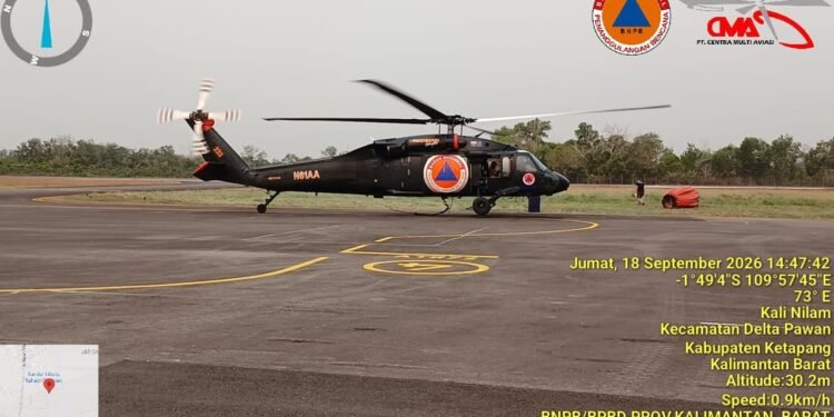 Ketapang dan Kayong Utara Masih Terbakar, Norsan Kerahkan Water Bombing