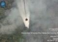 Api Belum Sepenuhnya Aman, Norsan Tetap Gas Penanganan Karhutla Meski Hujan Turun