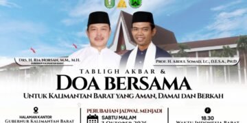 UAS Kembali ke Pontianak, Gubernur Norsan Ajak Warga Hadiri Tabligh Akbar